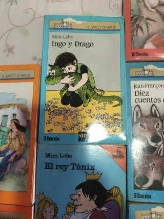 Lote de 11 libros de "EL BARCO DE VAPOR"