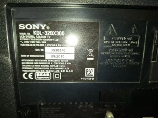 Televisor Sony Bravia Negro. 32 pulgadas