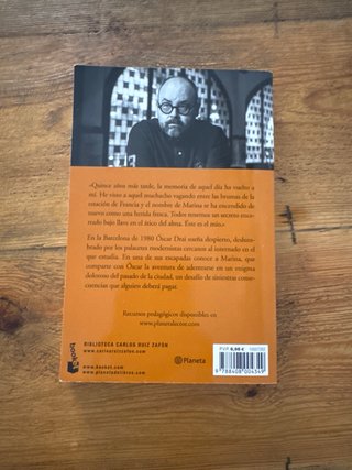 Marina – Carlos Ruiz Zafón | Libro de bolsillo