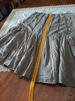 Gonna midi Penniblack 100% cotone