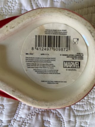 Taza 3D Ironman Marvel