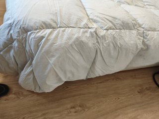 Edredón nórdico IKEA plumón y plumas beige