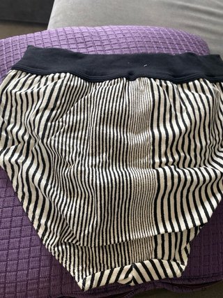 Slip Set Talla M Rayas Blanco y Negro