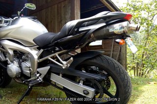 Portamatrículas YAMAHA FZ6 N FAZER 600 2004 - 2010