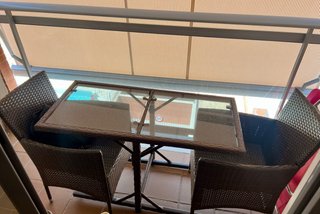 Mesa y sillas para terraza