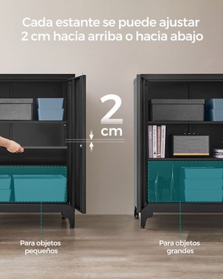Armario Archivador de Oficina de Acero OMC013B01
