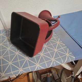 Reloj Decorativo Estilo Gramófono Rojo