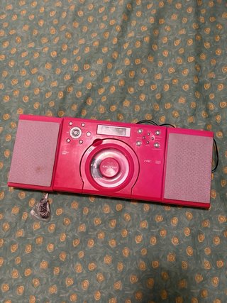 Cadena de Música Auna MC-120 Rosa CD/MP3/USB