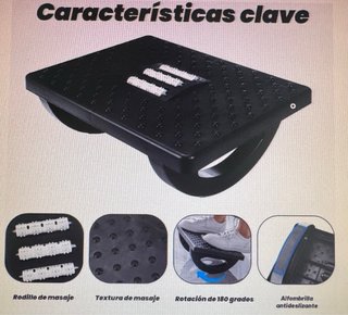 Reposapiés giratorio para oficina