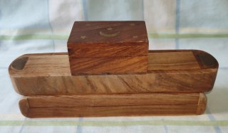 3 Cajas de Madera Artesanales Boho/Vintage