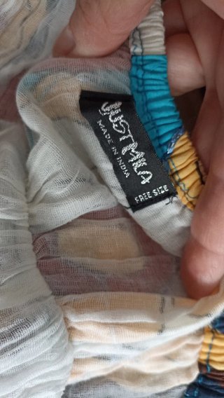 Vestido largo estampado veraniego