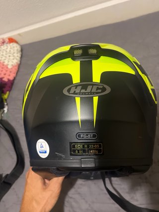 Casco Moto HJC FG-ST Negro/Amarillo