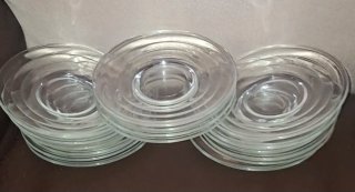 16 Platos de 13cm diámetro Bormioli Rocco vintage