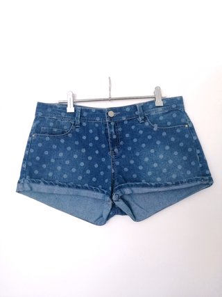 Shorts vaqueros con lunares
