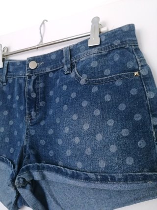 Shorts vaqueros con lunares