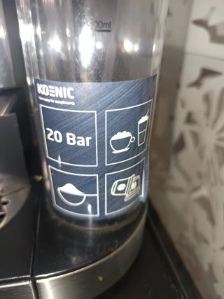Cafetera 20 bares con vaporizador