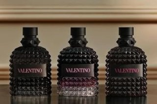 Perfume Valentino Negro y Morado