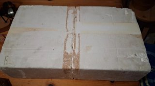 Pirofila Pyrex vetro con supporto in metallo nuova