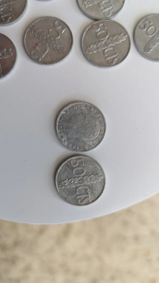 206 Monedas 50 Céntimos