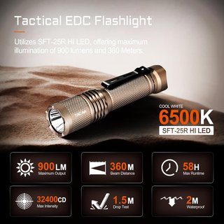 Linterna Táctica EDC - ACEBEAM TAC AA – NUEVA