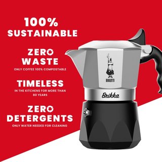 Bialetti New Brikka, Moka pot, la única cafetera