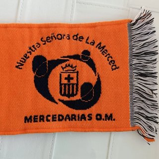 Bufanda CD La Merced Naranja y Azul