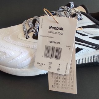 40.5 - Reebok Nano X5 Edge Unisex - White/Black