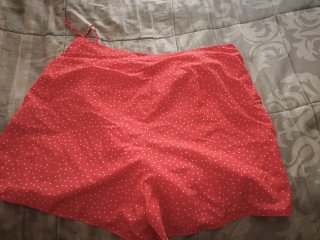 Falda pantalón corta lunares