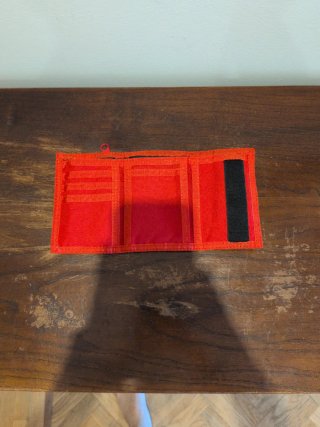 Cartera Nike Roja con Cremallera