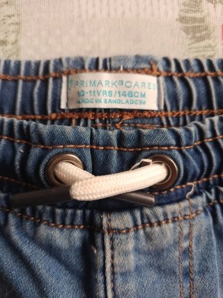 Pantalón corto vaquero azul