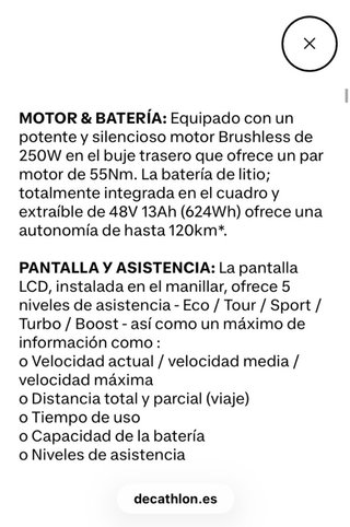 Bicicleta Eléctrica MTB Gris