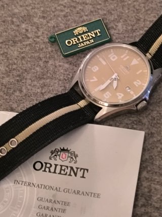 Reloj Orient Automático Beige con Correas