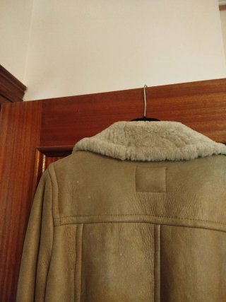Abrigo Massimo Dutti piel ovina