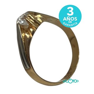 Anillo Oro 18k Diamante