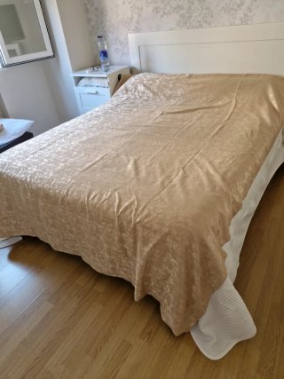 Cortinas Mármol Beige 240x190 (2 uds)