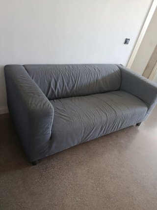 Sofá Klippan Ikea Gris