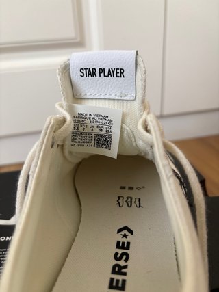 Converse Star Player 76 blancas nuevas