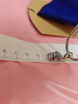 Charm Pandora S925 Oveja Rosa y Plata