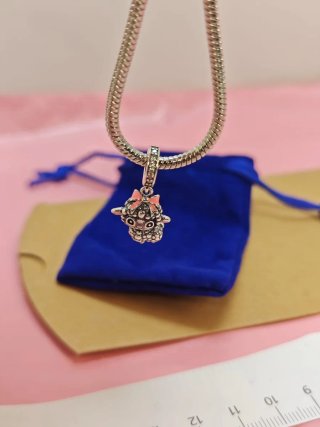 Charm Pandora S925 Oveja Rosa y Plata
