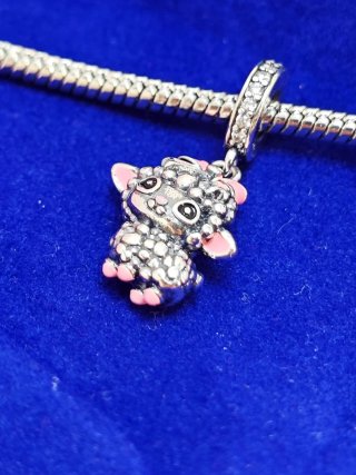 Charm Pandora S925 Oveja Rosa y Plata