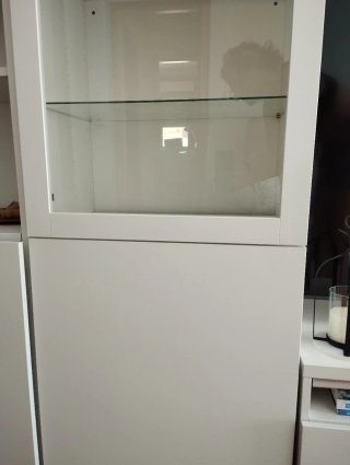 Mueble TV Besta / Lack Blanco Ikea