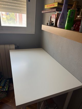 Mesa escritorio blanca IKEA