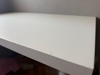 Mesa escritorio blanca IKEA