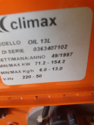 Generador de energía Climax