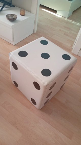 Puff Cubo Diseño Dado