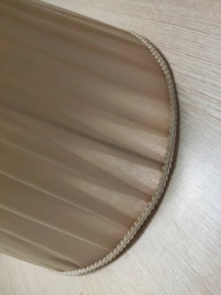 2 tulipas de hierro y tela beige