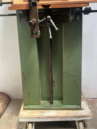 Antigua Máquina Escopleadora de cadena, muy buena