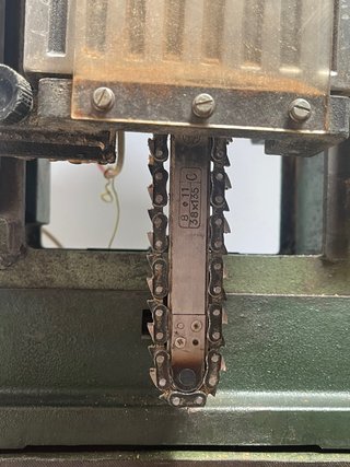 Antigua Máquina Escopleadora de cadena, muy buena