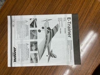 Avión RC Jamara Trainer a estrenar 1180cm
