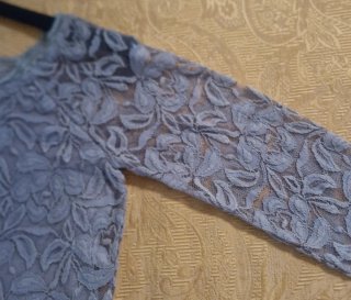 Vestito donna pizzo manica lunga